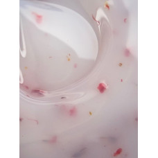 TOUCH Flora liquid polygel 02 - biało-różowy płynny akrylożel z suszonymi kwiatami, 15 ml